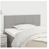 Image de Tête de lit Gris clair 80x5x78 88 cm Tissu