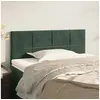 Image de Hoofdbord 80x5x78/88 cm fluweel donkergroen346015