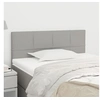 Image de Tête de lit Gris clair 90x5x78 88 cm Tissu