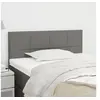 Image de Tête de lit Gris foncé 90x5x78 88 cm Tissu