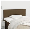 Image de Hoofdbord 90x5x78/88 cm stof donkerbruin346021