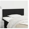 Image de Hoofdbord 100x5x78/88 cm stof zwart346034