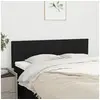 Image de Têtes de lit 2 pcs Noir 72x5x78 88 cm Tissu