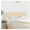 Image de Hoofdborden 2 st 72x5x78/88 cm stof cràmekleurig346051