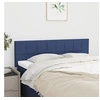 Image de Hoofdborden 2 st 72x5x78/88 cm stof blauw346052