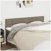Image de Hoofdborden 2 st 100x5x78/88 cm stof taupe346092