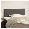 Image de Hoofdbord 80x5x78/88 cm fluweel donkergrijs346111