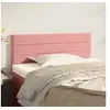Image de Hoofdbord 90x5x78/88 cm fluweel roze346129