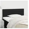 Image de Tête de lit Noir 100x5x78 88 cm Tissu
