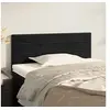 Image de Hoofdbord 100x5x78/88 cm fluweel zwart346140