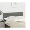 Image de Têtes de lit 2 pcs Gris foncé 72x5x78 88 cm Tissu