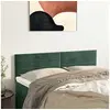 Image de Hoofdborden 2 st 72x5x78/88 cm fluweel donkergroen346155