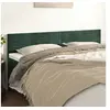 Image de Hoofdborden 2 st 80x5x78/88 cm fluweel donkergroen346169