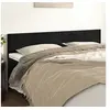 Image de Hoofdborden 2 st 90x5x78/88 cm fluweel zwart346182
