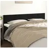 Image de Hoofdborden 2 st 100x5x78/88 cm fluweel zwart346196