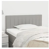 Image de Tête de lit Gris clair 80x5x78 88 cm Tissu