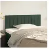 Image de Hoofdbord 80x5x78/88 cm fluweel donkergroen346211