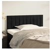 Image de Hoofdbord 90x5x78/88 cm fluweel zwart346224