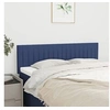 Image de Hoofdborden 2 st 72x5x78/88 cm stof blauw346248