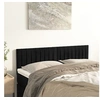 Image de Hoofdborden 2 st 72x5x78/88 cm fluweel zwart346252