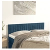 Image de Hoofdborden 2 st 72x5x78/88 cm fluweel donkerblauw346254