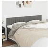 Image de Hoofdborden 2 st 90x5x78/88 cm stof donkergrijs346271