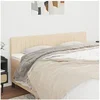 Image de Hoofdborden 2 st 90x5x78/88 cm stof cràmekleurig346275