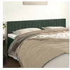 Image de Hoofdborden 2 st 90x5x78/88 cm fluweel donkergroen346281