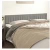 Image de Hoofdborden 2 st 100 x 5 x 78/88 cm fluweel lichtgrijs346292