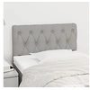 Image de Hoofdbord 80x7x78/88 cm stof lichtgrijs346298
