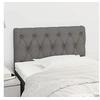 Image de Hoofdbord 80x7x78/88 cm stof donkergrijs346299