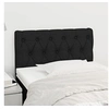 Image de Hoofdbord 80x7x78/88 cm stof zwart346300