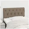 Image de Hoofdbord 80x7x78/88 cm stof taupe346302