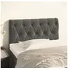 Image de Hoofdbord 80x7x78/88 cm fluweel donkergrijs346307