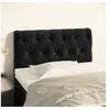 Image de Tête de lit Noir 80x7x78 88 cm Velours