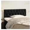 Image de Hoofdbord 90x7x78/88 cm fluweel zwart346322