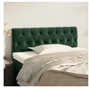 Image de Hoofdbord 90x7x78/88 cm fluweel donkergroen346323