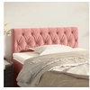 Image de Hoofdbord 90x7x78/88 cm fluweel roze346325