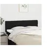 Image de Hoofdborden 2 st 72x7x78/88 cm stof zwart346342