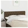 Image de Hoofdborden 2 st 72x7x78/88 cm stof donkerbruin346343