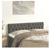 Image de Hoofdborden 2 st 72x7x78/88 cm fluweel donkergrijs346349