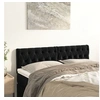 Image de Hoofdborden 2 st 72x7x78/88 cm fluweel zwart346350