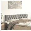 Image de Hoofdborden 2 st 80x7x78/88 cm fluweel lichtgrijs346362