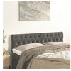 Image de Hoofdborden 2 st 80x7x78/88 cm fluweel donkergrijs346363