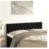 Image de Hoofdborden 2 st 80x7x78/88 cm fluweel zwart346364
