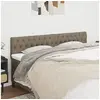 Image de Hoofdborden 2 st 90x7x78/88 cm stof taupe346372