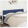 Image de Hoofdborden 2 st 90x7x78/88 cm stof blauw346374