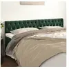 Image de Hoofdborden 2 st 90x7x78/88 cm fluweel donkergroen346379