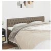 Image de Hoofdborden 2 st 100x7x78/88 cm stof taupe346386