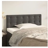 Image de Tête de lit Gris foncé 80x5x78 88 cm Velours